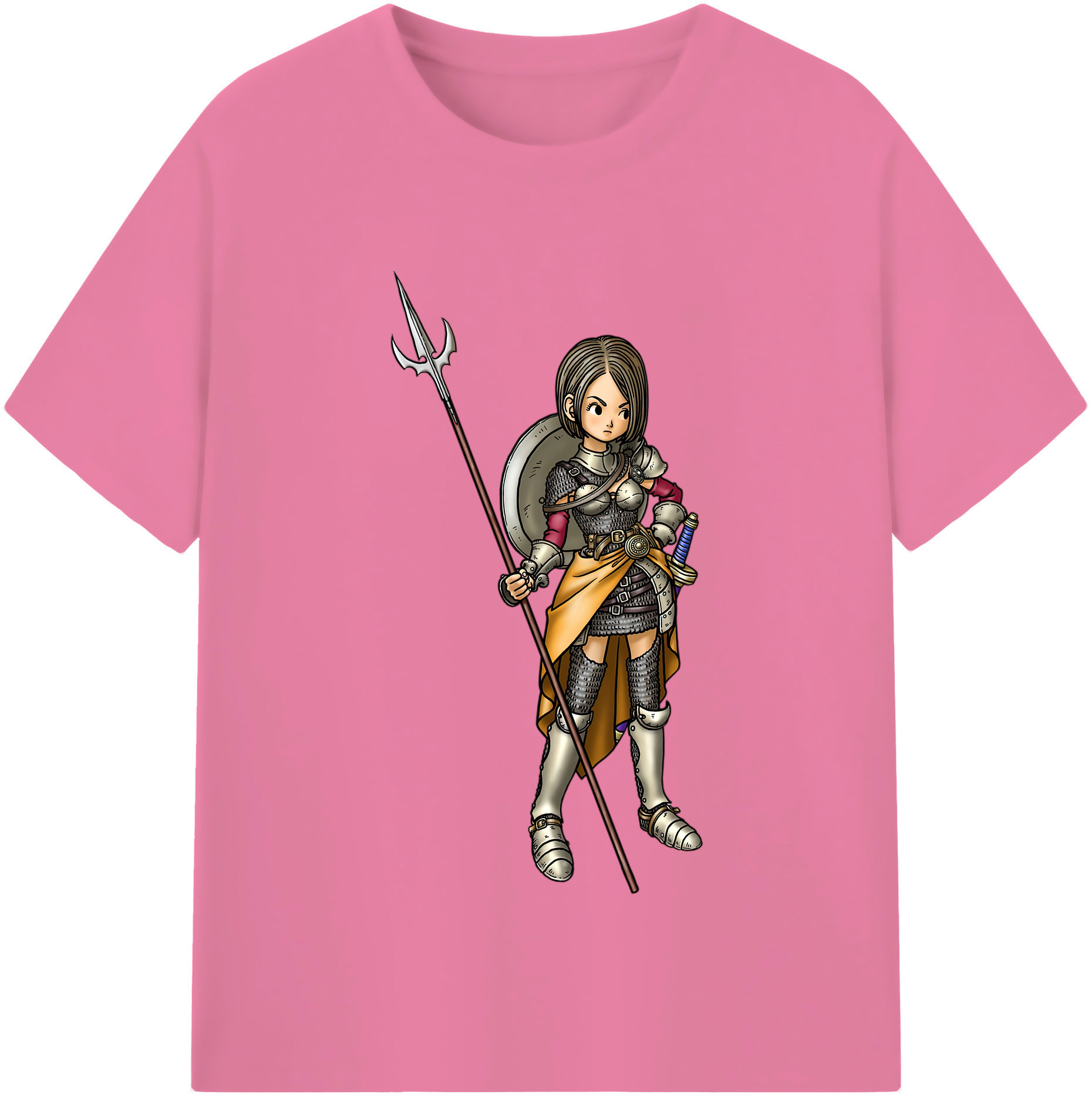 （画像用） ドラゴンクエスト Doragon Kuesuto Dragon Quest 綿100％半袖Tシャツ（フロントプリント）
